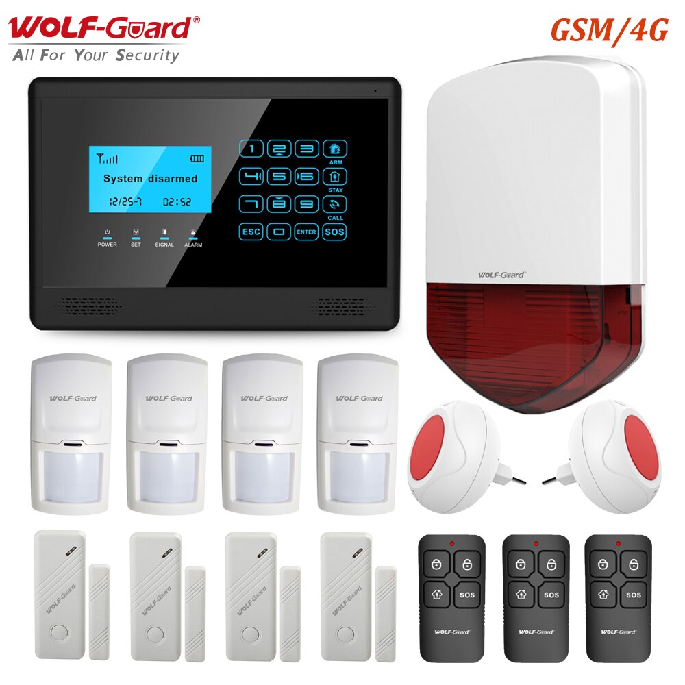 Wolf-Guard GSM/4G  LCD Ʈ Űе Ȩ ˶ ..